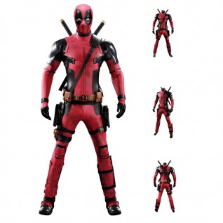 Deadpool Wade Wilson Costume Superhero Cosplay Suit Full Set for Men