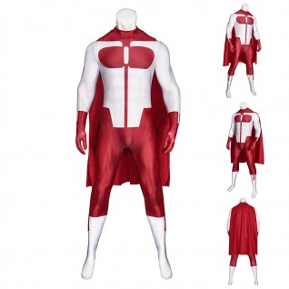 Invincible Omni-Man Grayson Costume Nolan Grayson Printed Jumpsuit