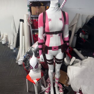 Gwenpool Costume Gwen Stacy Halloween Outfit Women Suit