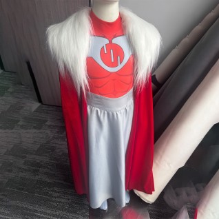 Kids Invincible Thragg Costume Printed Viltrumite Cosplay Jumpsuit