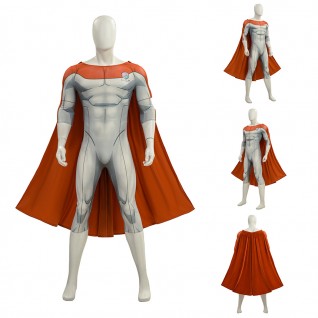 Invincible Season 4 Omni-Man Nolan Grayson Costume Printed Jumpsuit Outfit