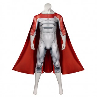 Invincible Omni-Man Cosplay Costume Nolan Grayson Jumpsuit Printed Suit