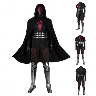 Star Wars Maul Shadow Lord Costume Darth Maul Sith Lord Outfit Carnival Suit
