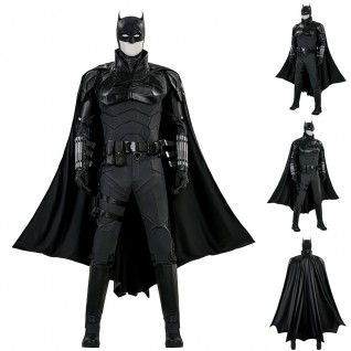 Bruce Wayne Costume Black New Suit by Robert Pattinson