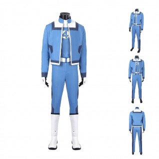 Avengers Doomsday Human Torch Costume Johnny Storm Blue Suit