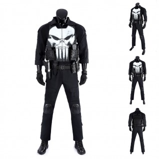 Punisher Frank Castle Costume The Punisher One Last Kill Suit Tactical Armor Cosplay Outfit