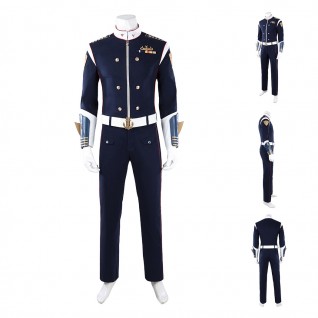 Vought Rising Torpedo Costume The Boys Halloween Outfit Blue Cosplay Suit
