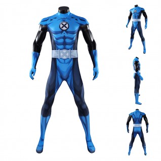 New Fantastic Four Wolverine Costume Logan Printed Polyester Jumpsuit