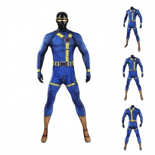 Avengers Doomsday Cyclops Costume Scott Summers Polyester Printed Jumpsuit