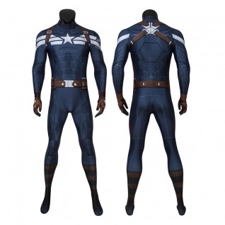 Captain America Steve Rogers Costume Captain America Jumpsuit
