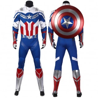 Sam Wilson Captain America Suit The Falcon Cosplay Costume