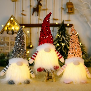 Christmas Glowing Faceless Doll Ornaments