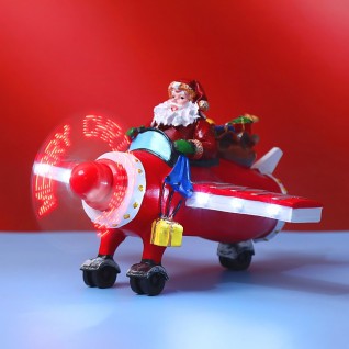 Light-up Music Aircraft Crafts for Christmas