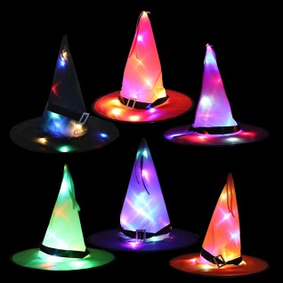 Glowing Witchs Hat Halloween Hats