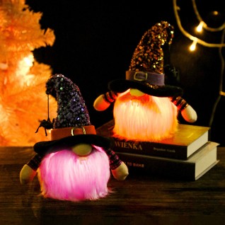 Dwarf Glowing Faceless Doll Halloween Party Decorations