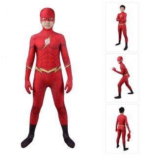 The Flash Season 8 Jason Garrick Jumpsuit Cosplay Costumes for Kids