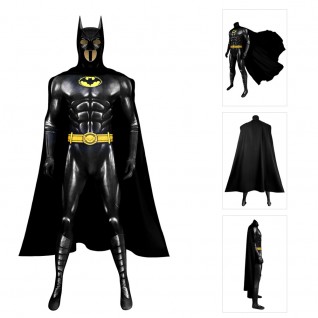 Batman Michael Keaton Jumpsuit Bruce Wayne Bodysuit The Flash Movie Cosplay Costumes