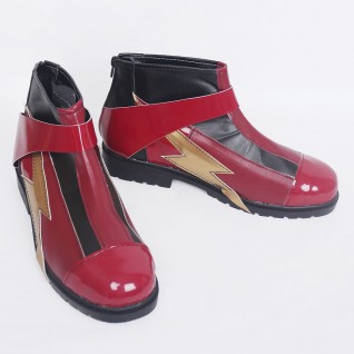 Justice League The Flash Barry Allen Cosplay Shoes
