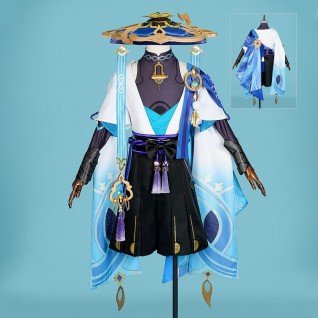 Genshin Impact Cosplay Costumes Wanderer Kunikuzushi Balladeer Costume