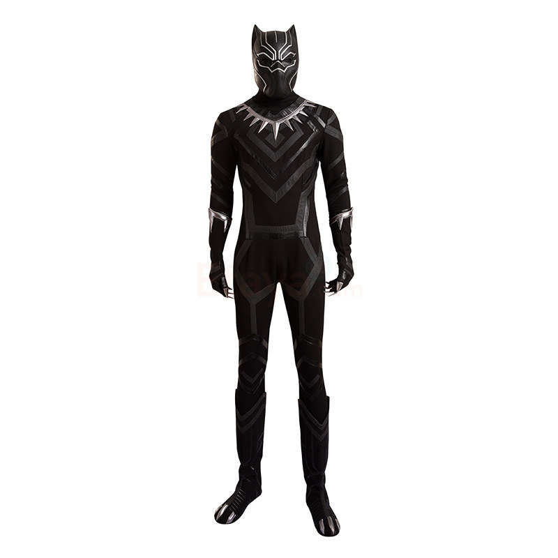 Real Black Panther Costume Cosplay Deluxe Version Full Set