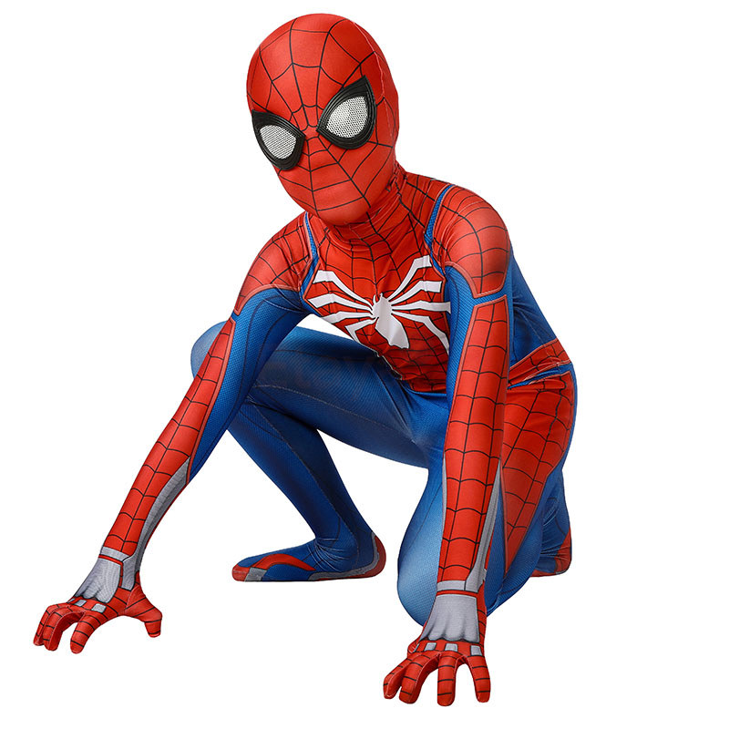 Marvel Spider Man Cosplay Costume Kids Spiderman Jumpsuit