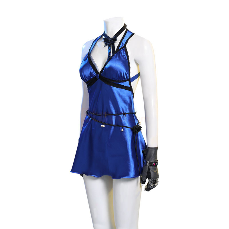 Tifa Lockhart Blue Dress Final Fantasy 