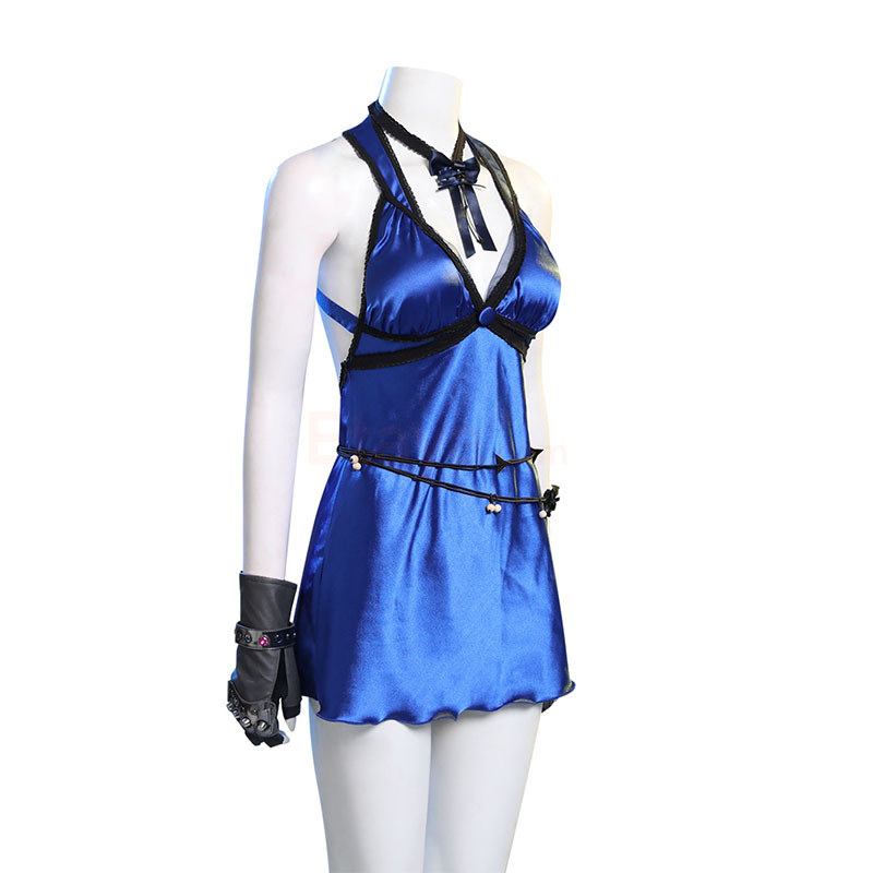 Tifa Lockhart Blue Dress Final Fantasy 