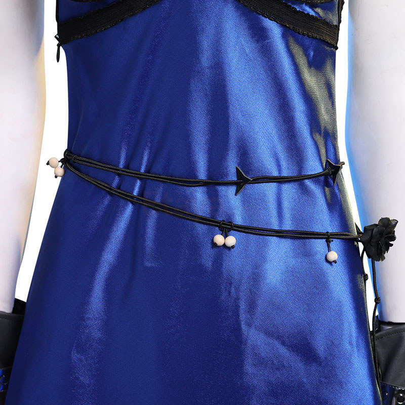 Tifa Lockhart Blue Dress Final Fantasy 