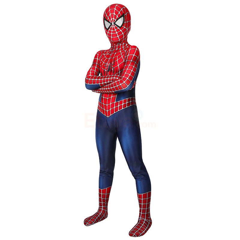 SpiderMan Suit Tobey Maguire Cosplay Costume for Kids