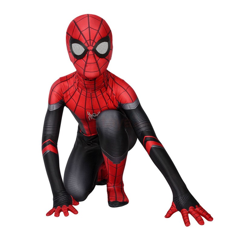 Kids SpiderMan Cosutme Far From Home Peter Parker Cosplay Suit