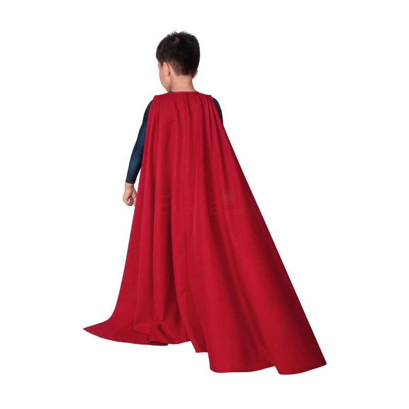 Man of Steel Superman Clark Kent Costume Cosplay Suit For Kids Adult Ver2  Hand