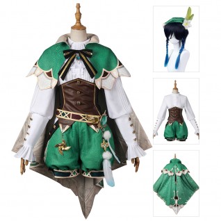 Genshin Impact Venti Game Cosplay Costumes