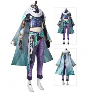 Genshin Impact Baizhu Game Cosplay Costumes
