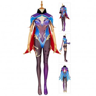 Mona Cosplay Costumes Game Genshin Impact Suit