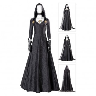 Resident Evil Village Cosplay Costumes Village Lady Dimitrescu Daughters Daniela Dress Suit