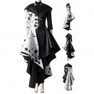 Cruella Cosplay Suit Cruella De Vil Costume Full Set
