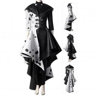 Ready To Ship - Cruella Cosplay Suit Cruella De Vil Costume Full Set