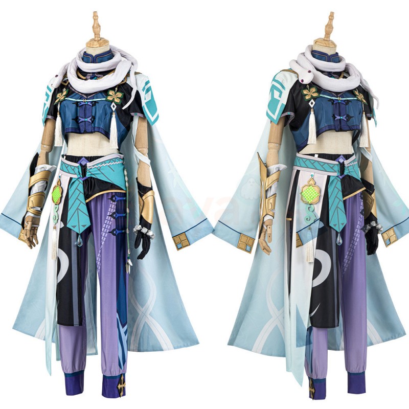 Baizhu Cosplay Costumes Game Genshin Impact Cosplay Suit