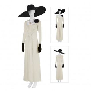 Alcina Dimitrescu Dress Costume 2021 New Resident Evil Village Cosplay Suit