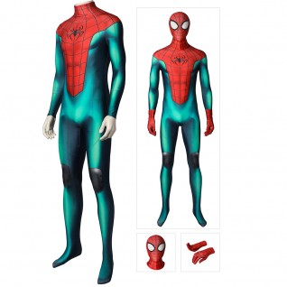 Spider-Man Cosplay Costumes PS5 Miles Morales Great Responsibility Cosplay Suit