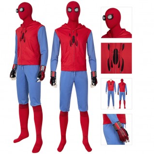 Spiderman Cosplay Costumes Spider-Man Homecoming Peter Parker Cosplay Suit