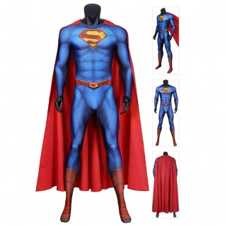 Superman Cosplay Costumes 2021 New Superman and Lois Clark Kent Cosplay Suit