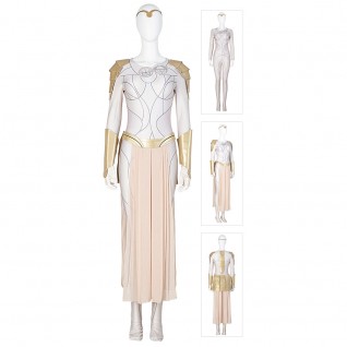Eternals Thena Cosplay Costumes Outfit
