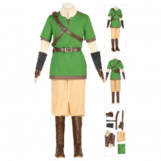 The Legend of Zelda Cosplay Suit Skyward Sword Link Cosplay Costumes