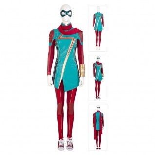 Kamala Khan Cosplay Costume Ms. Marvel Cosplay Suit