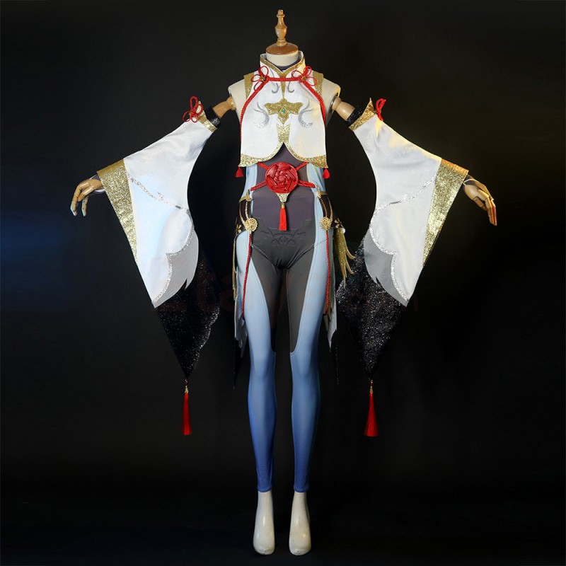 Shenhe Cosplay Costumes Game Genshin Impact Cosplay Suit