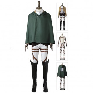 Levi Ackerman Costume Attack On Titan Uniform Captain Levi The Survey Corps Suit