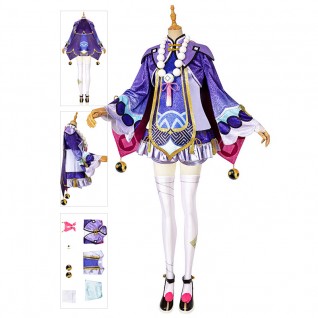 Qiqi Costume Genshin Impact Cosplay Suits