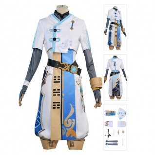 Chongyun Cosplay Costume Genshin Impact Cosplay Suit