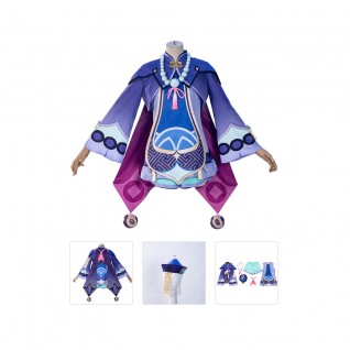 Qiqi Cosplay Costume Genshin Impact Suits